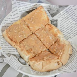 ปังปิ้งเนยถั่ว-น้ำผึ้ง(แผ่น)