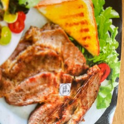 สเต็ก สันคอหมู