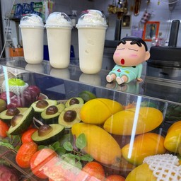 กล้วยหอม + มะนาว + นมสดปั่น