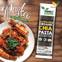 Perfect Earth Organic Rice Pasta Black Rice 225g.