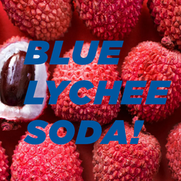 Blue lychee SODA