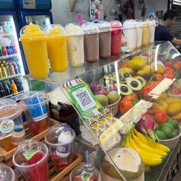 กล้วยหอม + ส้ม + นมสดปั่น