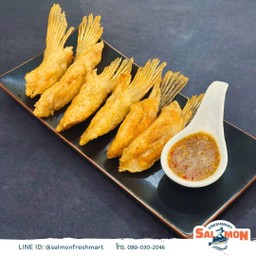 ครีบปลาแซลมอนทอด