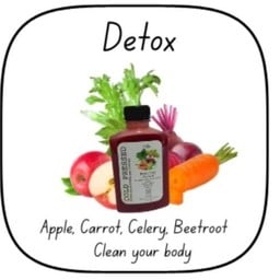 น้ำผลไม้สกัดเย็น สูตร ล้างสารพิษ