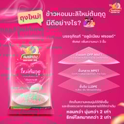 หงษ์ทอง ข้าวหอมมะลิใหม่ต้นฤดู 5 กก.