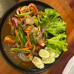 ตำเหลากุ้ง(สด-สุก)
