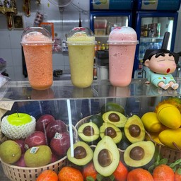 ส้ม + มะนาว + สับปะรด + แครอทปั่น