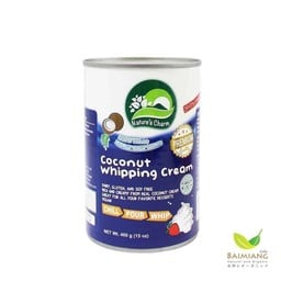 Natures Charm Coconut Whipping Cream 400g.