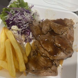 สเต๊กสันคอหมู