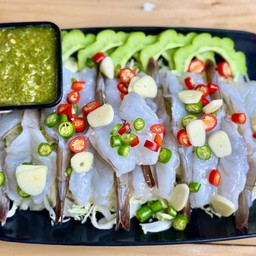 กุ้งแช่น้ำปลา