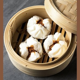 Steamed BBQ Pork Bun (2 pieces) ซาลาเปาหมูแดงนึ่ง (2 ชิ้น)