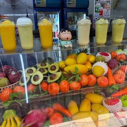 มะม่วง + สับปะรด + เสาวรส + ส้มปั่น