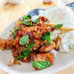 Crispy Pork Basil Mala