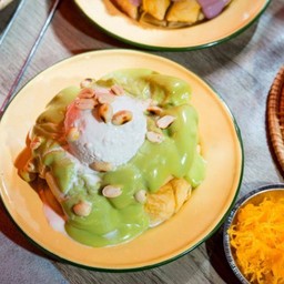 ปังปิ้งสังขยาใบเตยกะทิสดลาวา