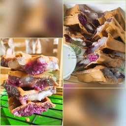 บ้าบิ่นมะพร้าวอ่อน+มันม่วง+ลูกชิด (กล่องเล็ก)