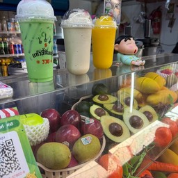 น้ำบูเบอร์รี่ + โซดาปั่น