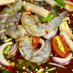 ยำกุ้งสด