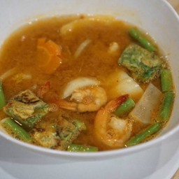 แกงส้มชะอมกุ้ง.