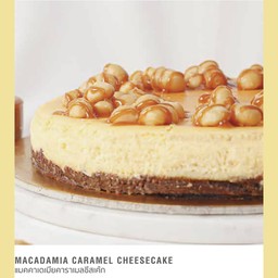 Macadamia Caramel Cheesecake เค้กชีสคาราเมลแมคคาเดเมีย