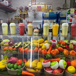 มะม่วง + ส้ม + นมสดปั่น