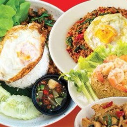 บ้านไก่ทอด ข้าวยำไก่แซ่บ ข้าวไข่ข้น มาม่าเผ็ดเกาหลี ไก่ทอดเกาหลี  (ฮาลาลฟู้ด) สาขา คลองหลวง A59