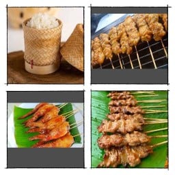 หมูปิ้งโบราณ ไก้ปิ้ง By..ครอบครัว ตัว นอ