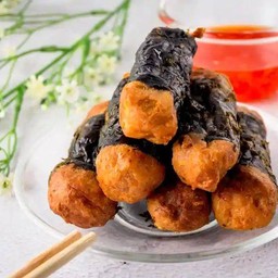 กุ้งพันสาหร่ายทอด