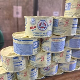 นมหมีขาวปั่น