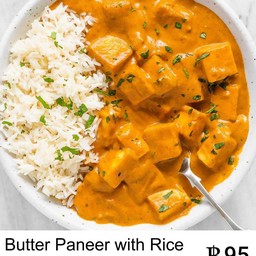 Butter Paneer with Rice