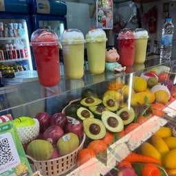 น้ำแดง + มะนาว + โซดาปั่น