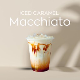 Iced caramel macchiato