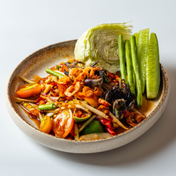 ตำโคราช Korat-style Papaya Salad