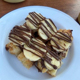 ปังปิ้ง นูเทลล่า + กล้วย