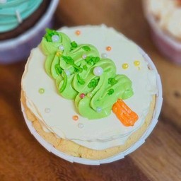 คริสมาสต์ทรี - คัพเค้กแบบเต็มต้น