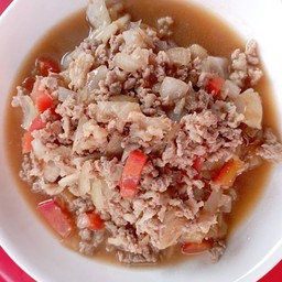 ก๋วยเตี๋ยวหมูสับติดมัน