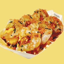 ทาโกะยากิ กุ้งเด้งโรยไข่กุ้ง 6 ลูก