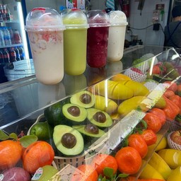 แตงโม + ส้ม + สับปะรดปั่น