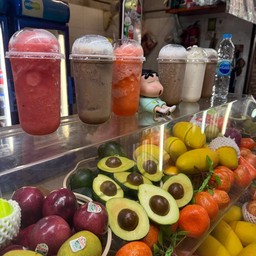 แตงโม + นมสดปั่น