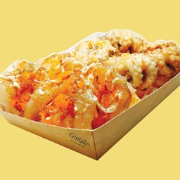 BoxA กุ้งเด้ง4ลูกและหมึกยักษ์4ลูก
