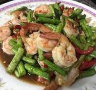 ตำถั่วกุ้งสุก