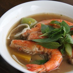 แกงเลียงกุ้งสด