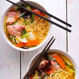 Wagyu Beef Bacon Noodle Bulgogi Soup Cheese 培根汤面 บะหมี่เบคอนชีสซอสเกาหลี