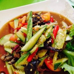 Spicy Cucumber Salad With Crab And Fermented Fish Sauce