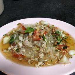 ยำวุ้นเส้นหมูสับ