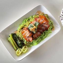บะหมี่หยกหมูแดงธรรมดาไม่ไข่