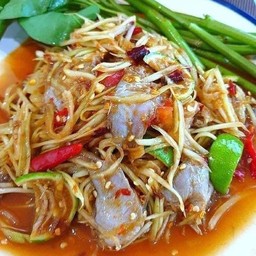 ตำลาวใส่ปลาร้าตัว