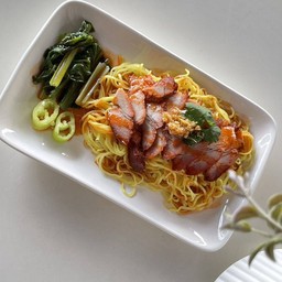 บะหมี่หมูแดงธรรมดาไม่ใข่