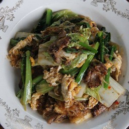 สุกี้แห้งคั่วไก่