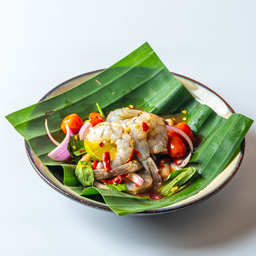 ยำกุ้งสด Spicy Salad with Fresh Shrimp