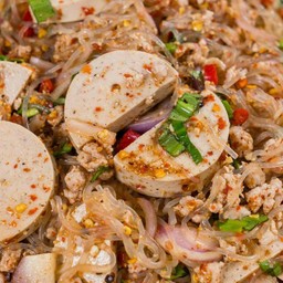 ลาบวุ้นเส้น หมูยอ